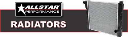 Allstar Performance Plastic Tank Radiators are 22% lighter and provide 6% better cooling!