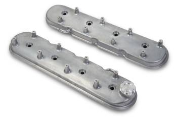 Holley - Holley Aluminum LS Valve Covers-Natural Cast
