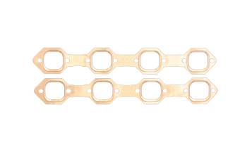SCE Gaskets - SCE Copper Exhaust Gaskets - SB Ford w/ EDE 7721 Heads