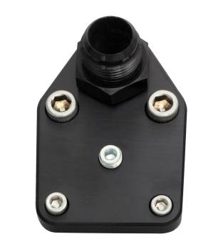 Moroso Performance Products - Moroso SB Chevy Fuel Pump Block-Off Plate w/ Fitting