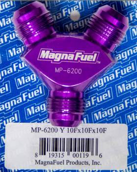 MagnaFuel - MagnaFuel Y-Fitting - 3 #10 AN Male