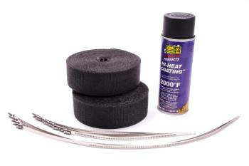 Thermo-Tec - Thermo-Tec Exhaust Wrap Kit 8 Cylinder Black