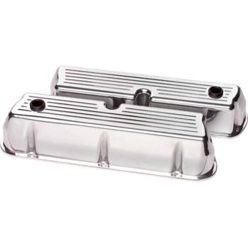 Billet Specialties - Billet Specialties SB Ford Tall Valve Covers - Ball-Milled - SB Ford - (Set of 2)
