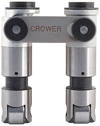 Crower - Crower "Hi-Seat" Offset Roller Lifters - SB Chevy .200" Offset Intake, .842" Diameter w/ Integral Button - (Set of 16)