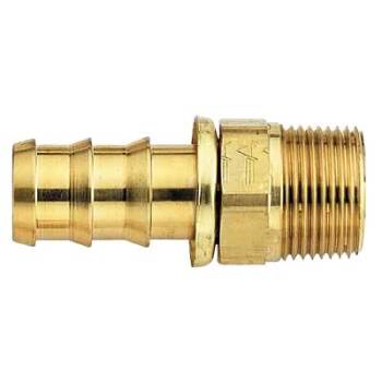 Aeroquip - Aeroquip Brass SOCKETLESS™ #8 Straight Male Pipe Fitting - 1" NPT