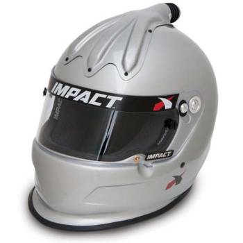 Impact - Impact Super Charger Top Air Helmet - Large - Silver