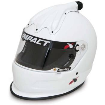 Impact - Impact Super Charger Top Air Helmet - Large - White