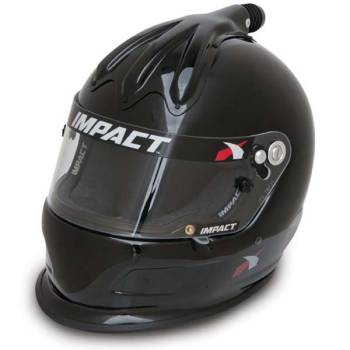 Impact - Impact Super Charger Top Air Helmet - X-Large - Black