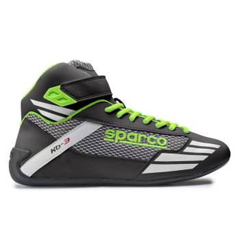 Sparco Mercury KB-3 Karting Shoe - Black/Green 001226NRVF