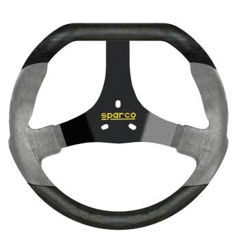 Sparco F320U Steering Wheel - Black/Grey 01582GRN