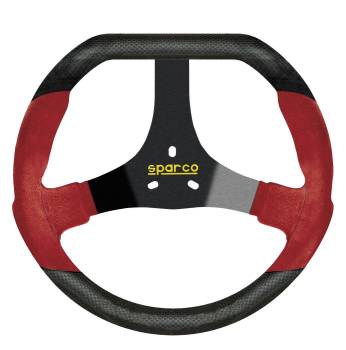Sparco F320U Steering Wheel - Red/Black 01582RN