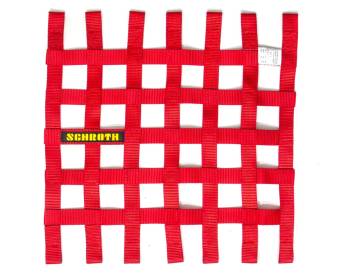 Schroth Racing - Schroth 16" x 16" Window Net - Red