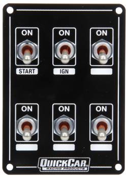 QuickCar Racing Products - QuickCar Extreme Ignition Panel 6 Switch