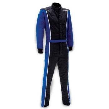 Impact - Impact Racer Firesuit - Black/Blue - XX-Large