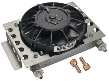 Derale Performance - Derale 15 Row Atomic Cool Plate & Fin Remote Cooler, -6AN