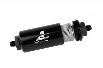 Aeromotive - Aeromotive Inline Fuel Filter 2" OD - 40 Micron - 6AN - Black
