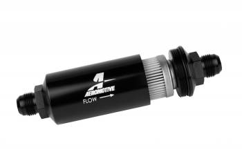 Aeromotive - Aeromotive Inline Fuel Filter 2" OD - 40 Micron - 10AN - Black