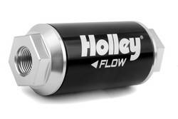 Holley - Holley Fuel Filter - Black Billet Finish