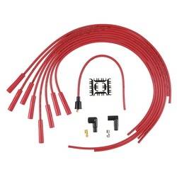 ACCEL - ACCEL Universal Fit Super Stock 8mm Suppression Spark Plug Wire Set - Red