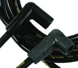ACCEL - ACCEL Custom Fit Super Stock Spiral Spark Plug Wire Set - Black