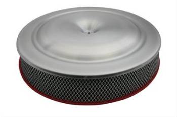 Moroso Performance Products - Moroso 16" Aluminum Air Cleaner - Low Profile 7-5/16 Neck