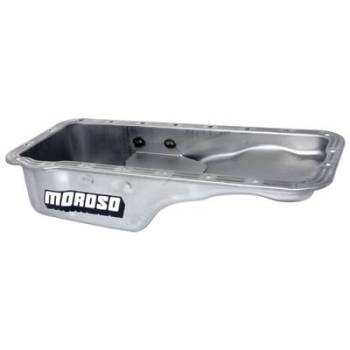 Moroso Performance Products - Moroso Ford FE Stainless Steel Oil Pan - 5 Qt. Front Sump