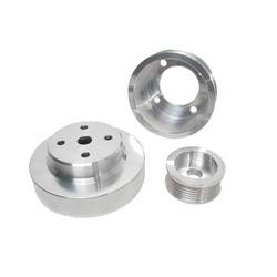 BBK Performance - BBK Performance Power-Plus Series Underdrive Pulley System - Polished Aluminum