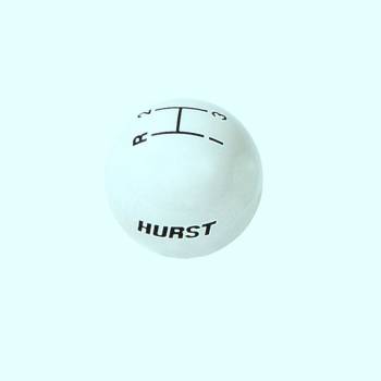 Hurst Shifters - Hurst Shifter Knob 3 Speed 3/8-16 Threads - White