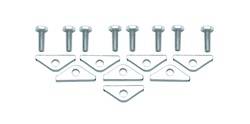 Mr. Gasket - Mr. Gasket Valve Cover Clamps - Chrome Plated Hex Head Bolts w/ Short Style Hold Down Tabs