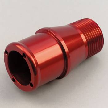 Meziere Enterprises - Meziere 1.50" Hose Water Pump Fitting Red
