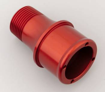 Meziere Enterprises - Meziere 1.75" Hose Water Pump Fitting Red