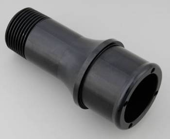 Meziere Enterprises - Meziere 1.75" Hose Extended Water Pump Fitting - Black