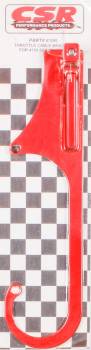 CSR Performance Products - CSR Performance 4150 Throttle Cable Bracket Morse Cable- Red