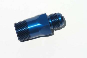 Meziere Enterprises - Meziere #12 AN Water Pump Fitting - Blue