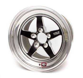 Weld Racing - Weld R-TS Forged Aluminum Black Anodized Wheel - 15" x 4" - 5 x 4.75" - 2.5" BS - 10.4 lbs