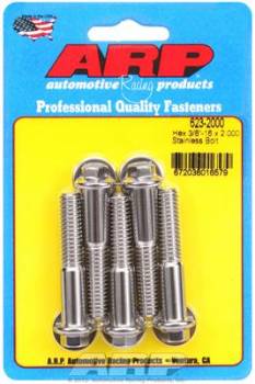 ARP - ARP Stainless Steel Bolt Kit - 6 Point (5) 3/8-16 x 2.000