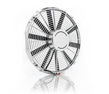 Be Cool - Be Cool 16" Chrome Plated- High Torque- Electric