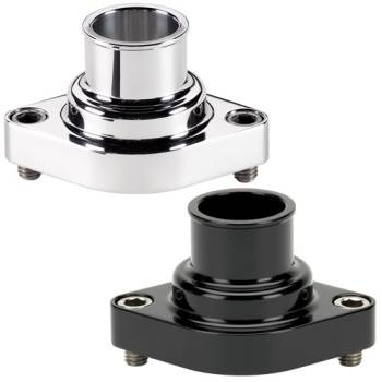 Billet Specialties - Billet Specialties Polished Thermostat Housing - Straight Up - BB Chevy/SB Chevy
