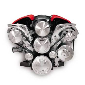 March Performance - March Performance LS2/7 Vette Style Track System Alternator Air Conditioner Power Steering Water Pump