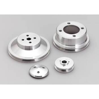 March Performance - March Performance BB Chevy V-Belt Pulleys LWP