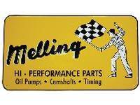 Melling Engine Parts - Melling 1960 Nostalgic Metal Sign - Yellow (Flag Man)