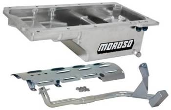 Moroso Performance Products - Moroso LS1 Billet Rail Oil Pan Kit w/ Tray