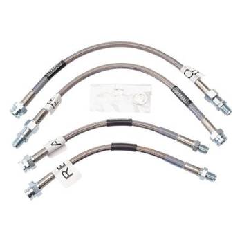 Russell Performance Products - Russell Street Legal Stainless Steel Brake Line Kit 63-82 Corvette