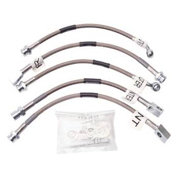 Russell Performance Products - Russell Street Legal Brake Hose Kit 93-97 GM F-Body w/o Traction Cntr