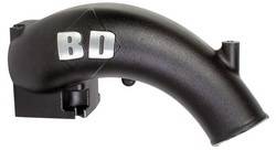 BD Diesel - BD Diesel X-Flow Power Intake Elbow - Black