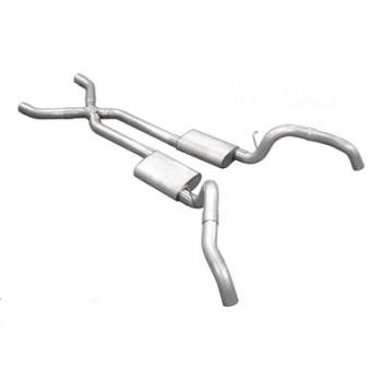 Pypes Performance Exhaust - Pypes Performance Exhaust 67-69 Camaro V8 2.5" Exhaust System w/ X-Pipe