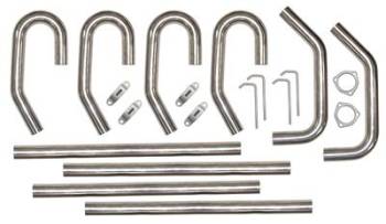 Pypes Performance Exhaust - Pypes Performance Exhaust 2.5" SS Builders Kit Exhaust w/o X-Pipe