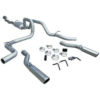 Flowmaster - Flowmaster American Thunder Single Exhaust System - 2004-2006 Chevy/GMC C/K 1500 (non-HD) 4.8L/5.3L