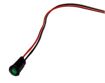 American Autowire - American Autowire Green LED Light 5/32 Diameter