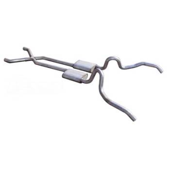 Pypes Performance Exhaust - Pypes Performance Exhaust 62-67 Nova 2.5" Exhaust System w/ X-Pipe